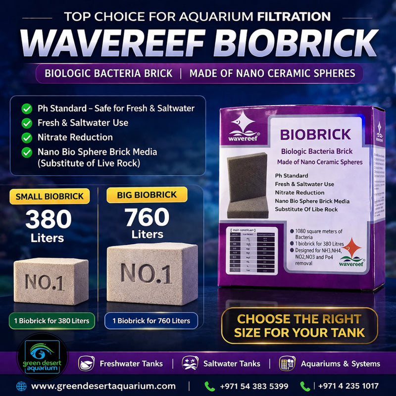 WaveReef BioBrick Nano Ceramic Filter Media – Biological Filtration Brick (380L)