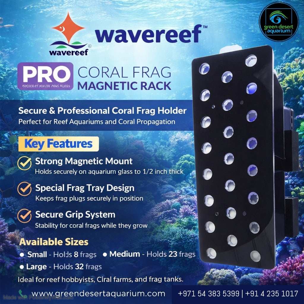 Magnetic Coral Frag Rack UAE | WaveReef PRO Frag Holder (23 Frags ...