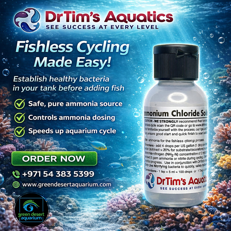 Dr. Tim’s Aquatics Ammonium Chloride 4oz – Fishless Cycling Aquarium ...