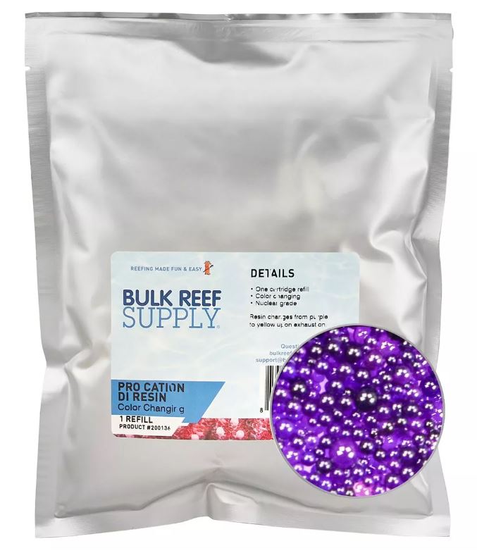 1.5 gallons (8.1lbs.) PRO Series Purple Cation Deionization Resin (Color Changing)