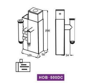 WaveReef HOB-500DC L Nano Hang-On Protein Skimmer (20–60G Tanks)