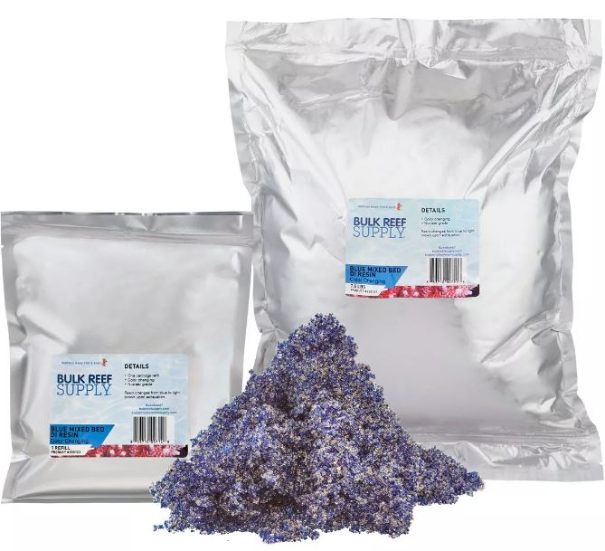 BLUE MIXED BED DI RESIN- One Cartridge Refill (1.25 lbs.) DI Resin (Color Changing)