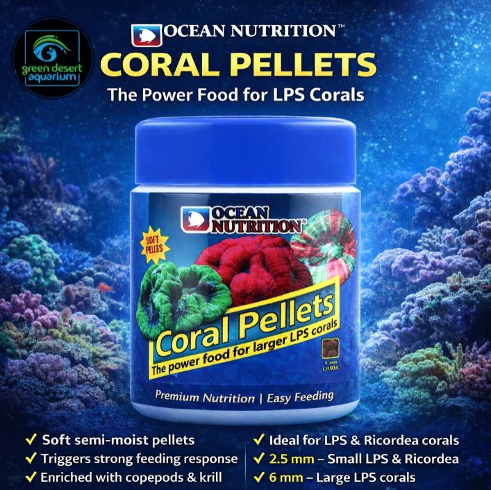 Ocean Nutrition Coral Pellets | Premium Food for LPS Corals