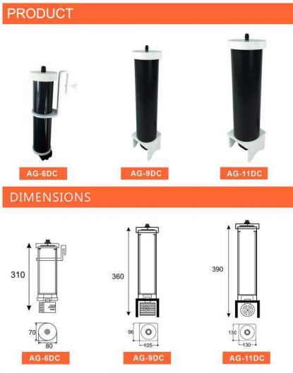 WaveReef AG-9DC Hair Algae Reactor