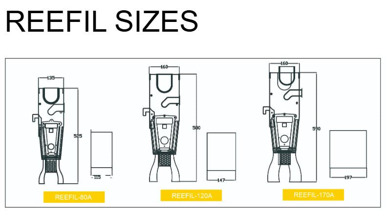 WaveReef Automatic Roller Filter REEFIL-150A 9000L/h