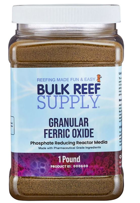 BRS Granular Ferric Oxide (GFO) – High-Performance Phosphate Remover for Reef Aquariums