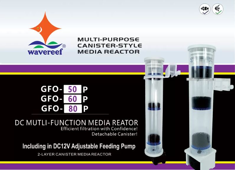 60p Filter WaveReef Media Reactor 60P – Compact Aquarium Media Filter | Green ...
