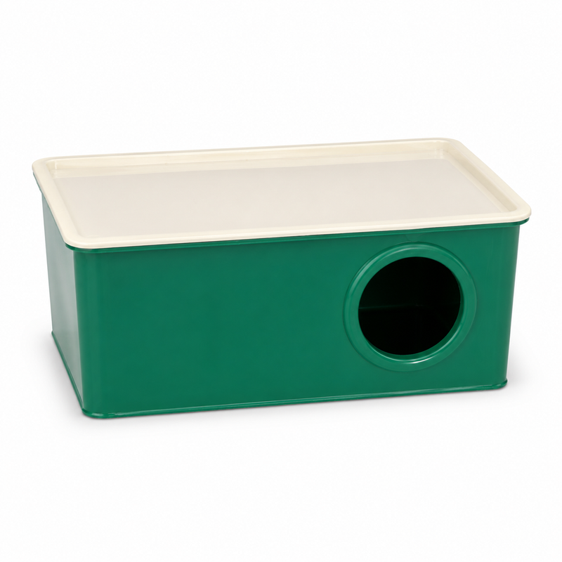 Plastic Bird Nest Box / Breeding Box with Removable Lid
