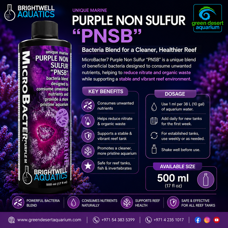 MicroBacter Purple M “PNSB” – Powerful Beneficial Bacteria for a Cleaner Reef Tank