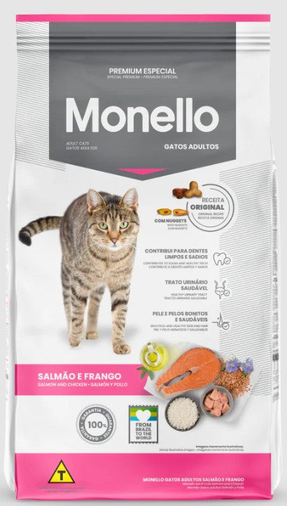 Monello Adult Cat Food with Salmon and Chicken Nuggets 7 kg