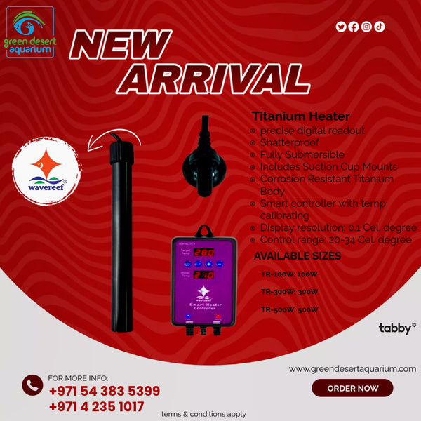 WaveReef Titanium Aquarium Heater 1000W