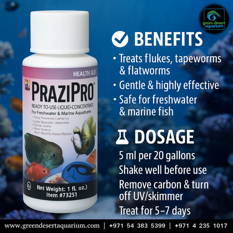 Hikari PraziPro – Parasite Treatment for Freshwater & Marine Aquariums