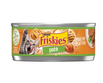 Friskies Paté Poultry Platter Wet Cat Food 156g