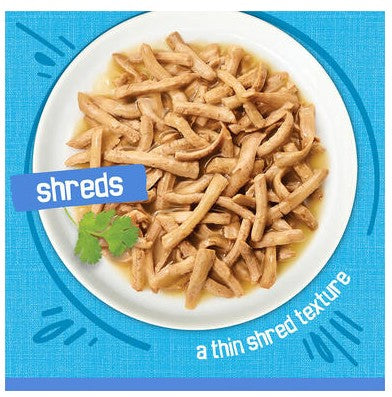 Friskies Shreds With Ocean Whitefish & Tuna In Sauce Wet Cat Food 156g