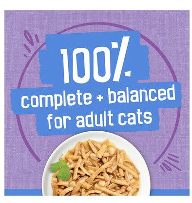 Friskies Shreds Turkey & Cheese Dinner in Gravy Adult Wet Cat Food 156g