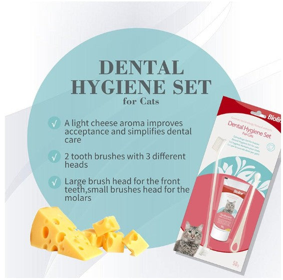 Dental Hygiene Set for Cats 50g