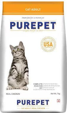 Purepet Adult Cat Food with Real Chicken – 7 kg
