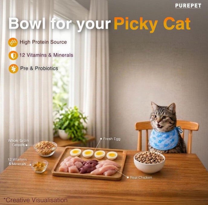 Purepet Adult Cat Food with Real Chicken – 7 kg