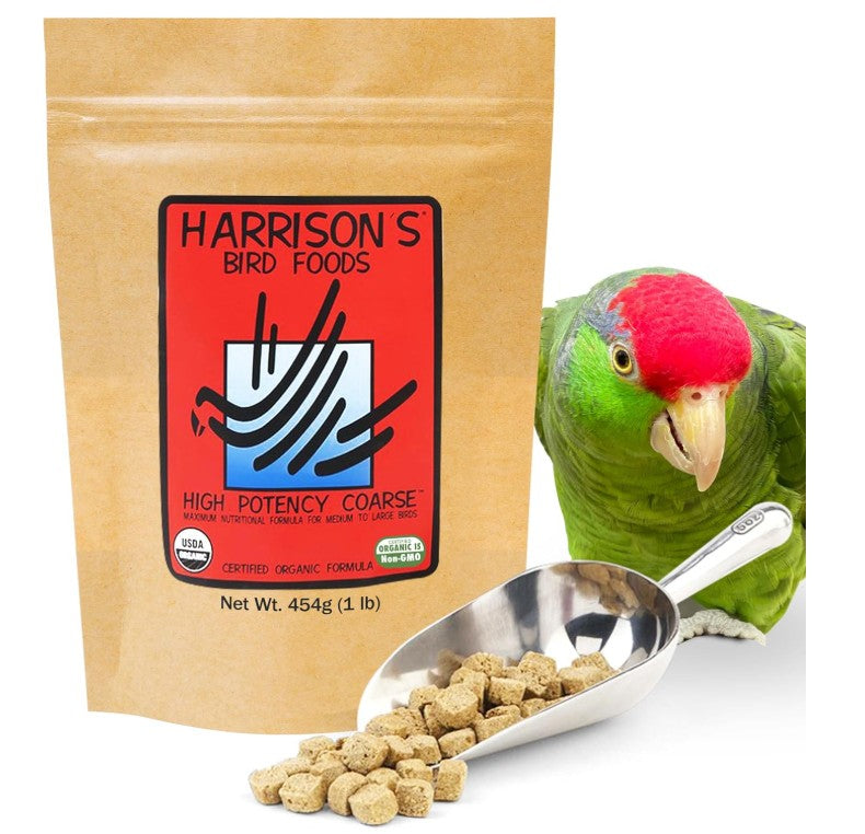 Harrison’s High Potency Coarse Organic Bird Food – 1 lb (454 g)
