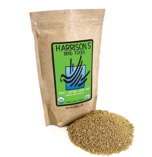 Harrison’s Adult Lifetime Super Fine Organic Bird Food – 1 lb (454 g)