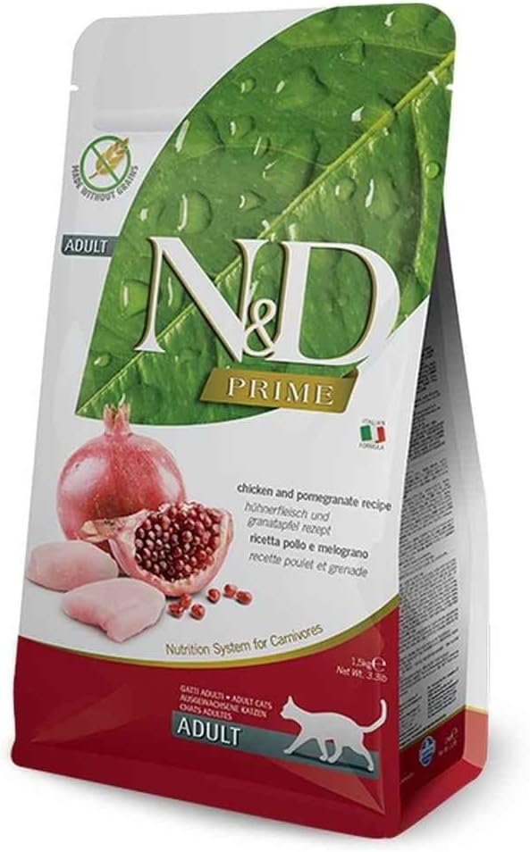 Farmina N&D Prime Chicken & Pomegranate Adult Cat Food – 10 kg