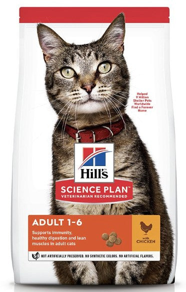 Hill’s Science Plan Adult 1–6 Cat Food with Chicken