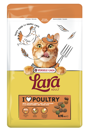 Versele-Laga Lara Adult I Love Poultry Cat Food – 950g