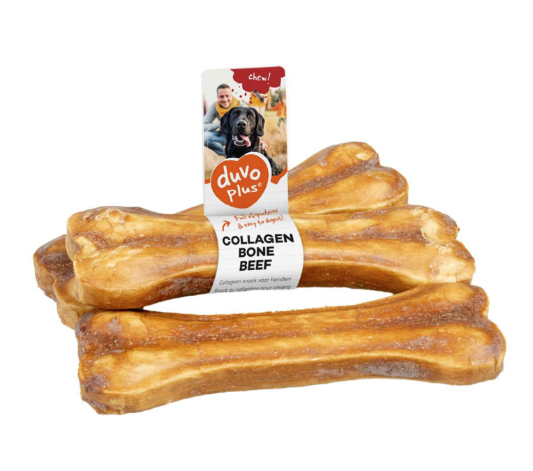 Duvo+ Beef Collagen Bone Dog Chew 10.5cm 55g