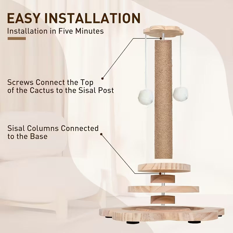 Sisal Cat Scratching Post and Board