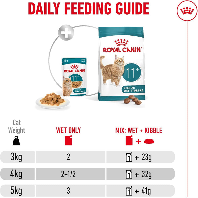 Royal Canin Feline Health Nutrition Ageing 11+ Gravy  12 × 85g