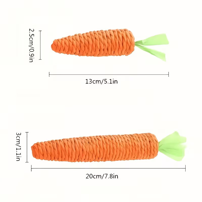 Carrot Shaped Cat Biting Toy