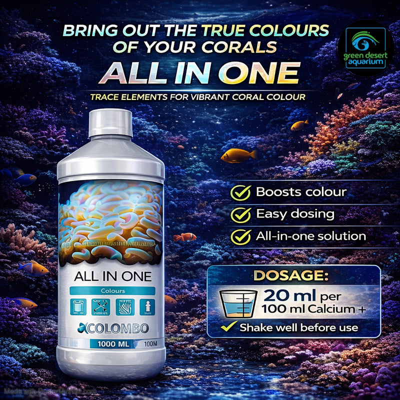 Colombo Colour All In One 1000ml – Trace Elements for Enhanced Coral Colour & Growth
