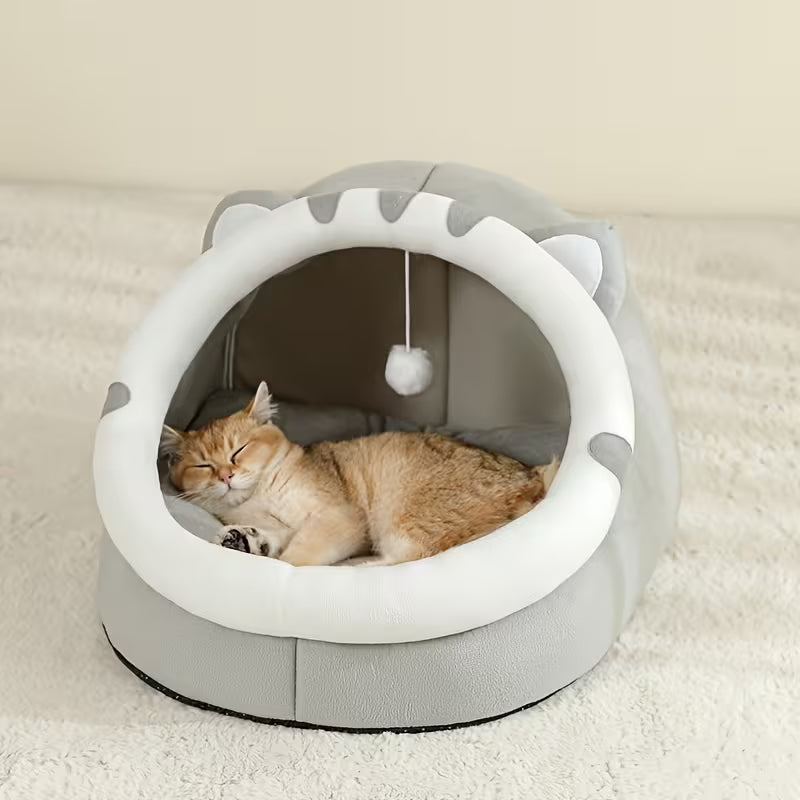 Cute Cat Bed Soft Kitten Mat Comfortable Cat House