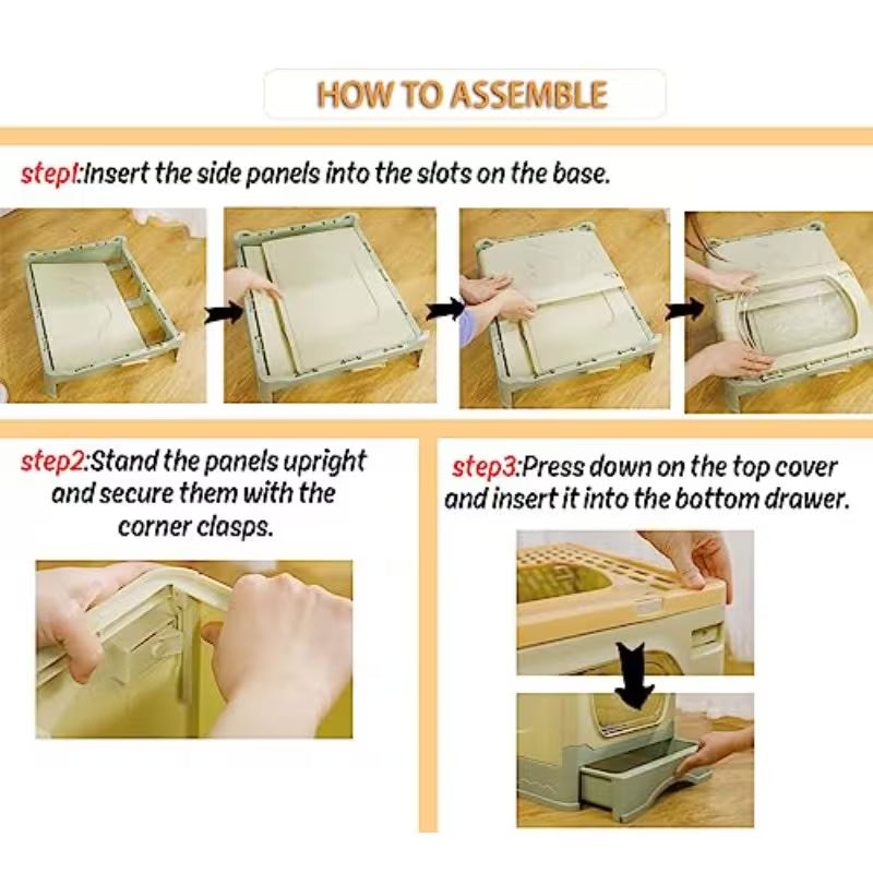 Foldable Cat Litter Box