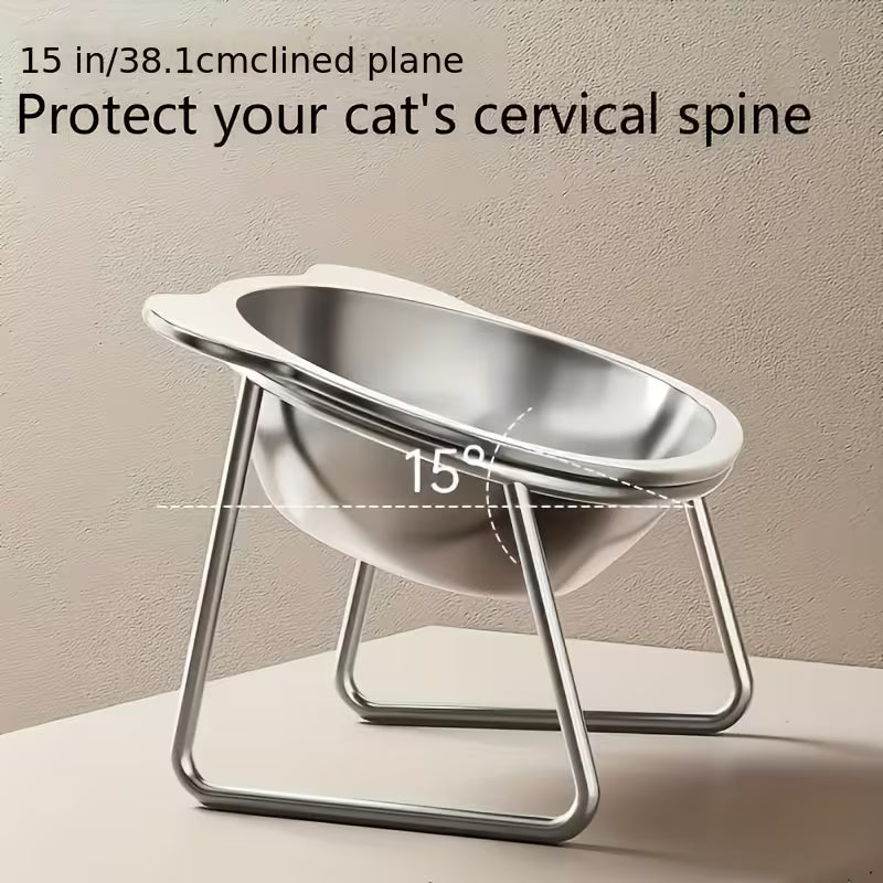 Stainless Steel Cat Food And Water Bowl