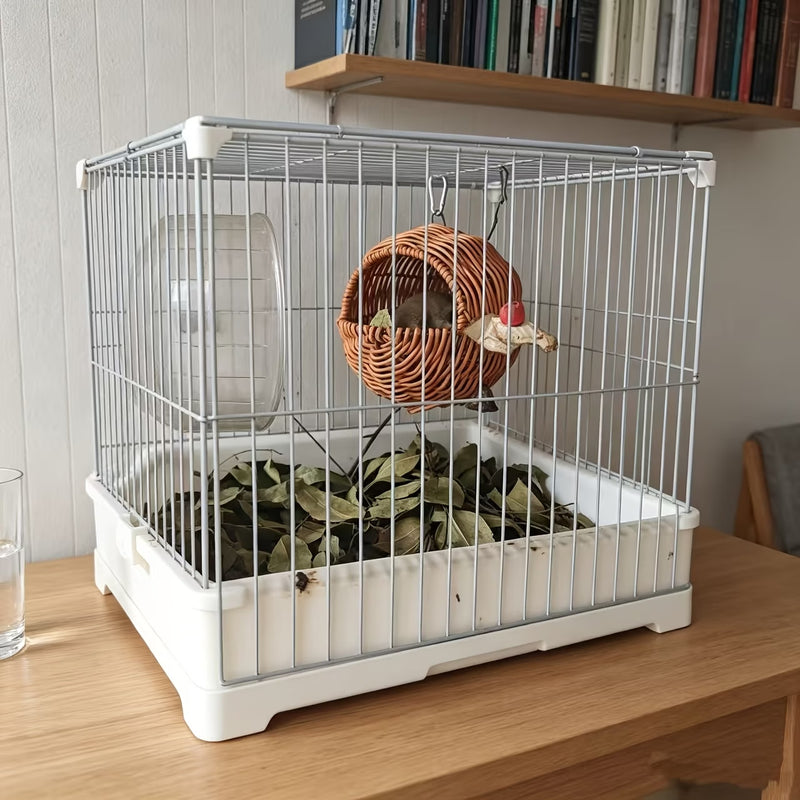 Woven Hanging Bird Nest and Hideaway Basket