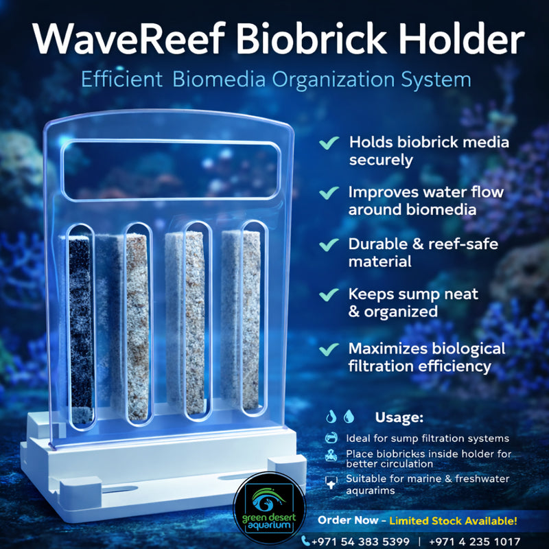 WaveReef Biomedia Biobrick Holder | Aquarium Bio Media Rack for Reef & Freshwater Tanks UAE