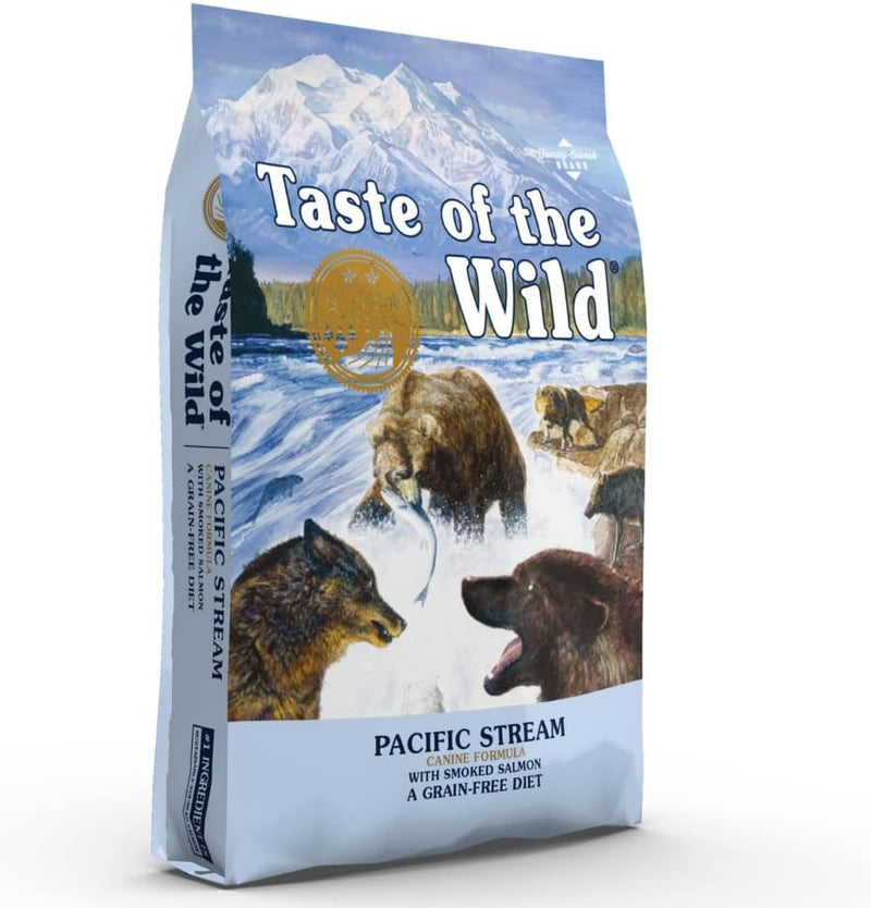 Taste of the Wild Pacific Stream Adult Dog Food with Smoke-Flavoured Salmon – 2kg & 12.2kg