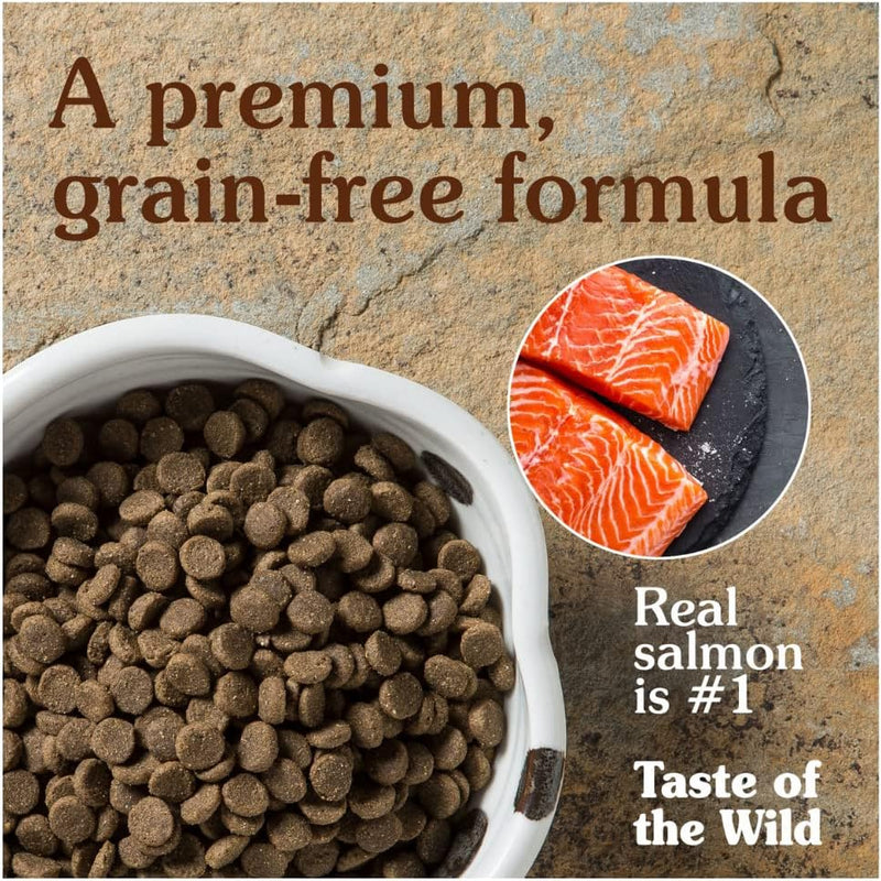 Taste of the Wild Pacific Stream Adult Dog Food with Smoke-Flavoured Salmon – 2kg & 12.2kg