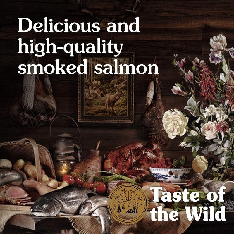 Taste of the Wild Pacific Stream Adult Dog Food with Smoke-Flavoured Salmon – 2kg & 12.2kg