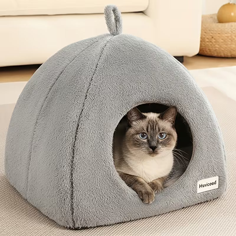 Cat Bed Cave for Indoor Cats