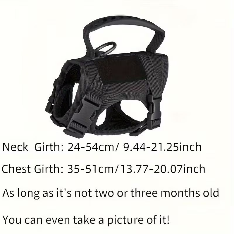 Cat Tactical Vest Pet Chest Strap
