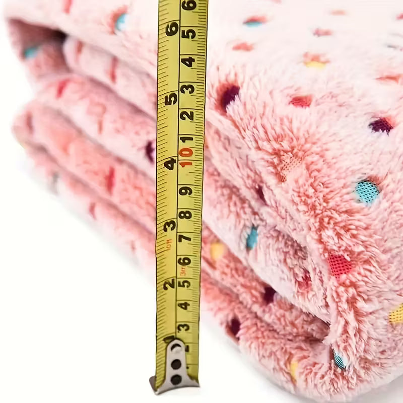 Pink Soft Pet Blanket for Cats and Dogs