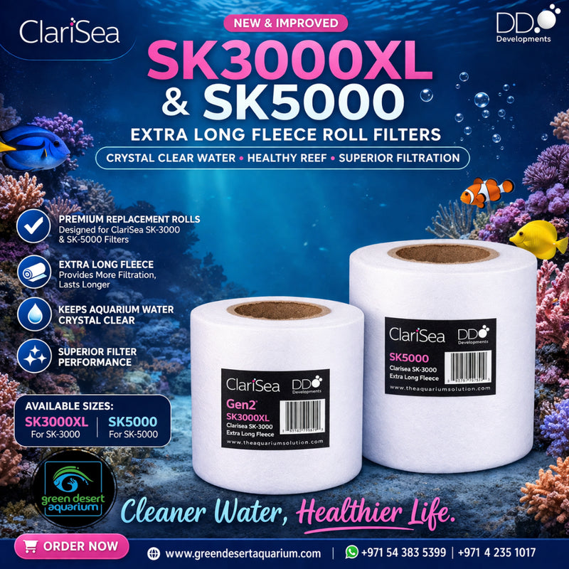 DD Aquarium ClariSea SK 3000XL Fine Fleece Roll 25m – High Efficiency Filter Media