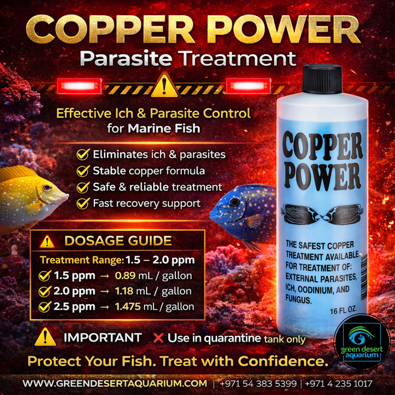 Endich Copper Power Parasite Treatment – Effective Ich & Parasite Control for Marine Fish