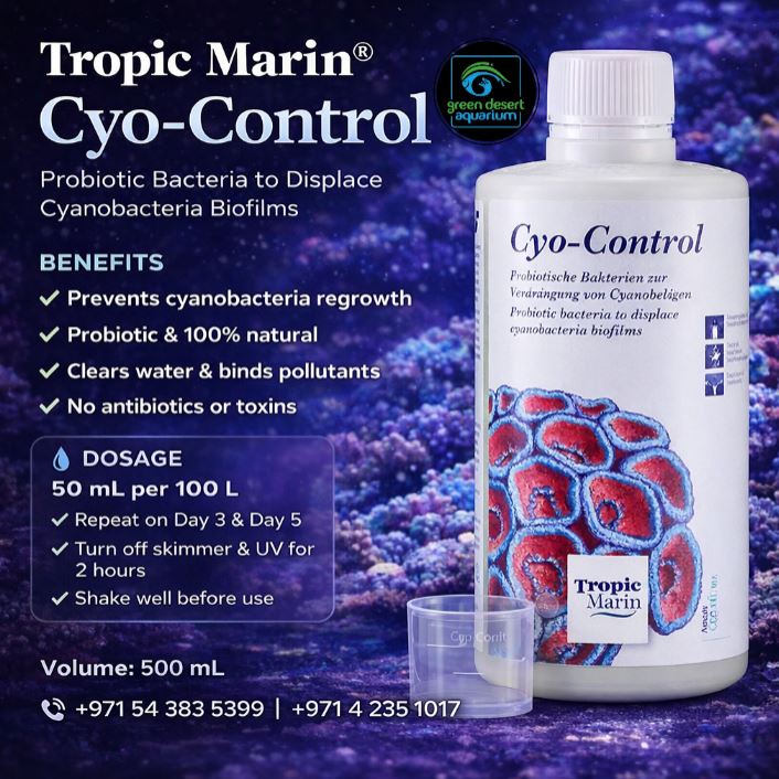 Tropic Marin Cyo-Control 500 mL – Probiotic Cyanobacteria Control for Marine Aquariums