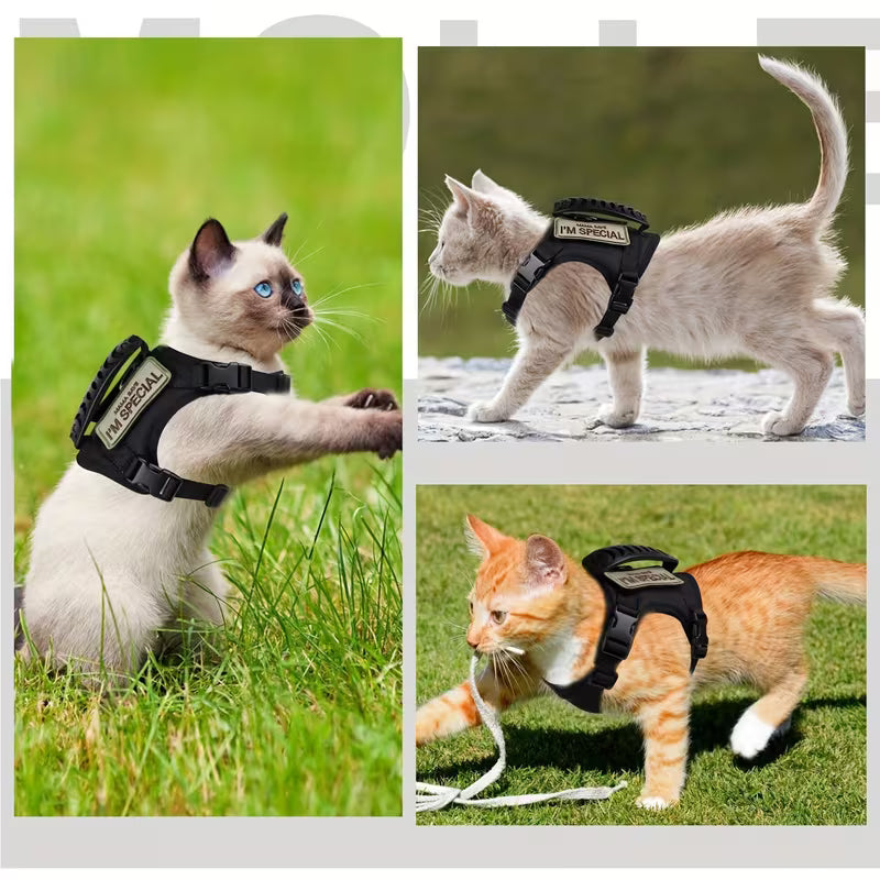 Cat Tactical Vest Pet Chest Strap