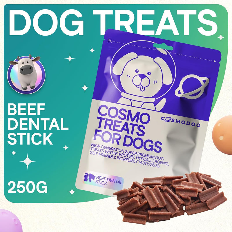 Cosmodog Beef Dental Stick Dog Treats  Doypack