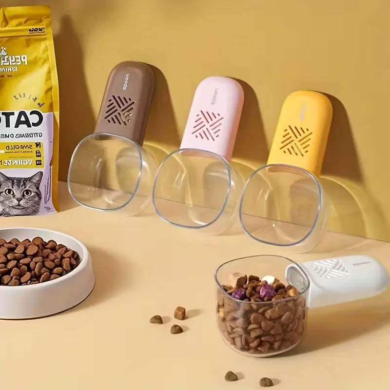 Cat Food Scoop with Measurement Markings