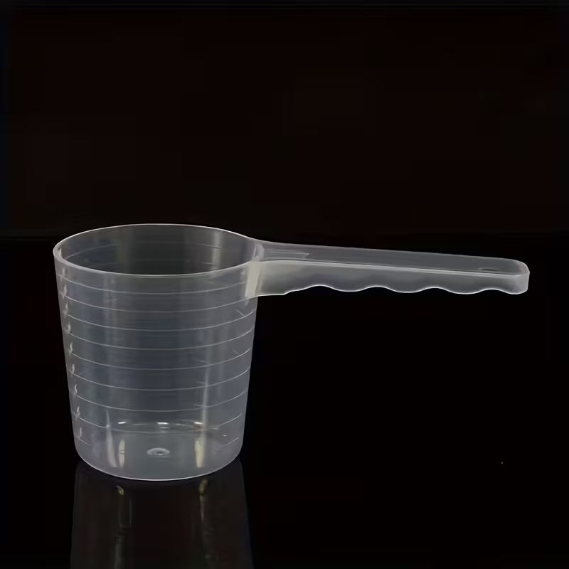 Transparent Pet Feeding Spoon with Measurement Markings